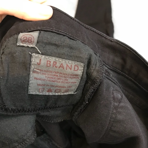 J BRAND 811 mid rise skinny leg in shadow size  28 - Picture 4 of 7